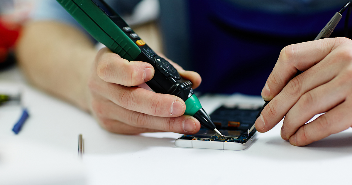 Quality smartphone repair process